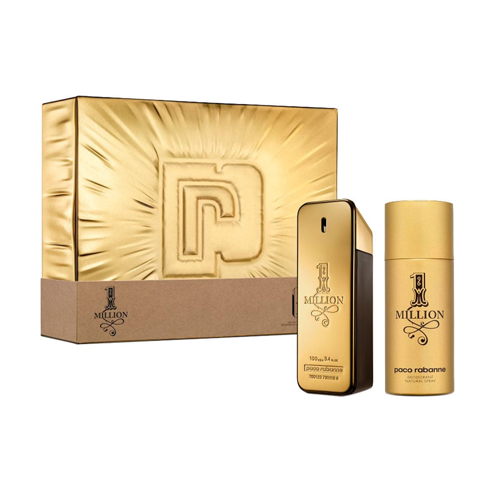Парфумований набір чоловічий Rabanne 1 Million Gift Set (дезодорант-стік, 150 мл + туалетна вода, 100 мл)