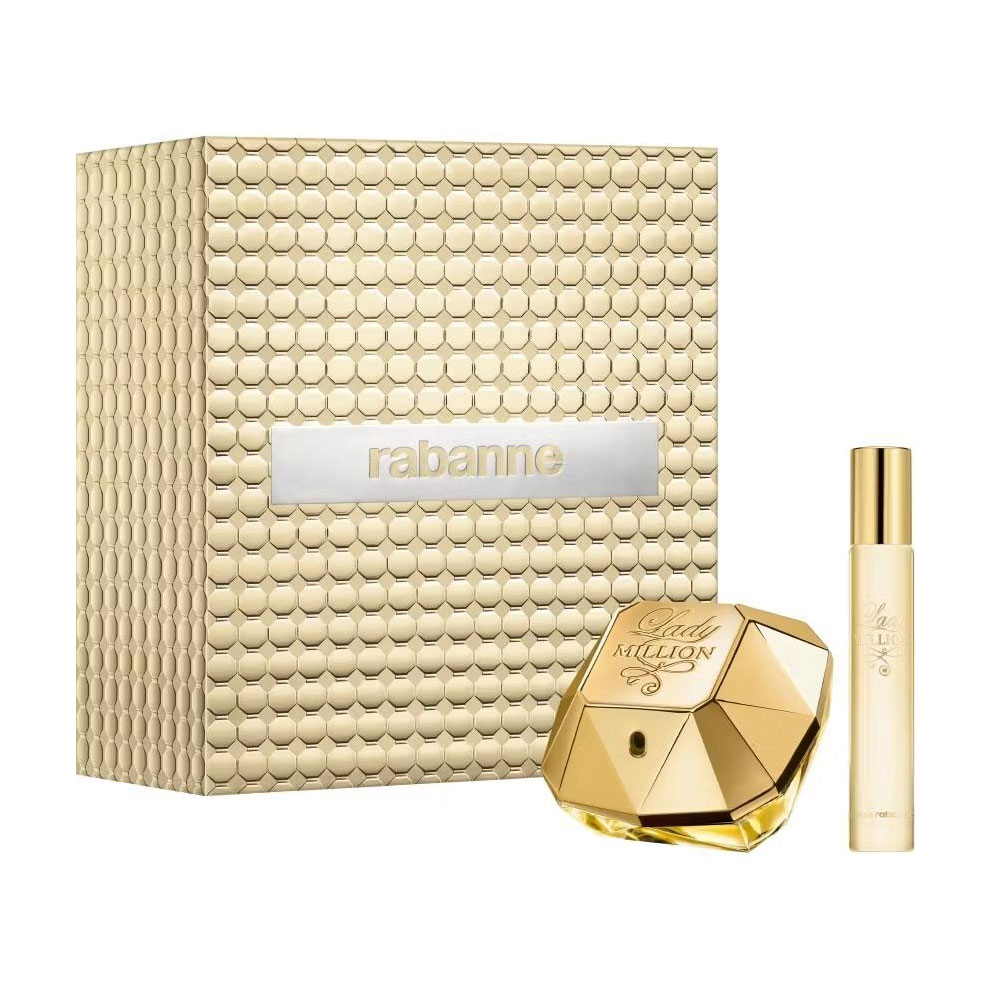 Парфумований набір жіночий Rabanne Lady Million Set (парфумована вода, 80 мл + парфумована вода, 20 мл)